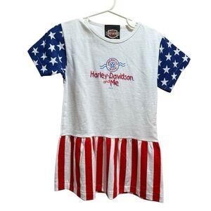 Harley-Davidson Toddler Patriotic Dress | NWOT | Size 4 | Made in USA